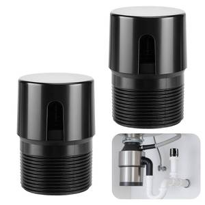 lot 18916 image: 1-12 Inch NPT ABS In-Line Vent Valve (2-Pack)