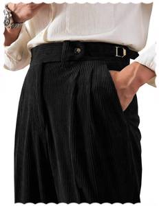 lot 18927 image: Garqia Clyon Mens Corduroy Pants Black 36W32L