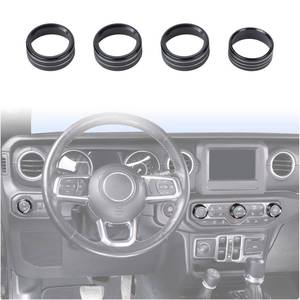 lot 18981 image: Voodonala Switch Knob Cover Trim Jeep Wrangler JL JT
