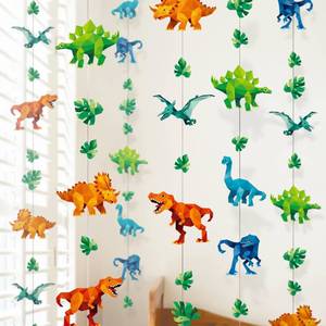 lot 18984 image: Cheerland Dinosaur Garland Party Decorations Pack of 6
