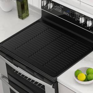 lot 18985 image: Rumlick Silicone Stove Top Cover 28x20 Inch Black