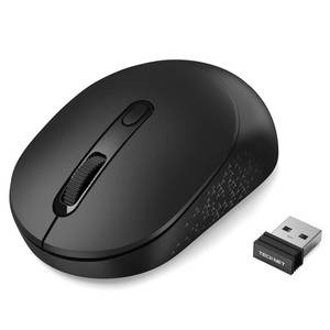lot 18999 image: TECKNET Wireless Mouse w USB Receiver Black 2.4G and Bluetooth