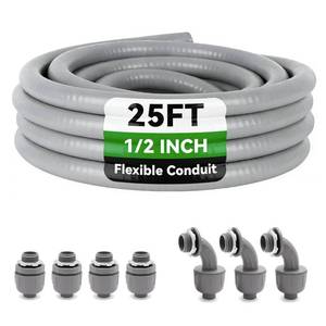 lot 19446 image: Ohhose 25 Ft Liquid-Tight Conduit Kit 12 inch