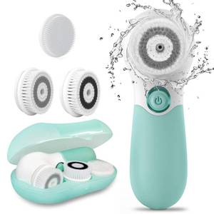 lot 20068 image: TOUCHBeauty Electric Facial Cleansing Brush with 3 Heads