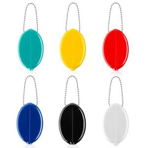 lot 20070 image: Frienda 5-Piece Rubber Oval Coin Purse Set (5 Only)