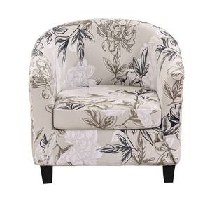 lot 20074 image: KRFOONN 2-Piece Stretch Barrel Chair Slipcover