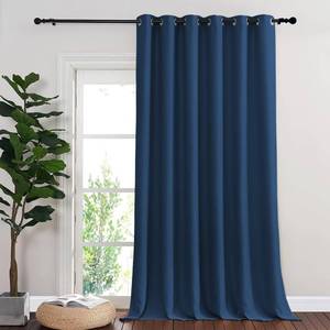 lot 20090 image: NICETOWN Blackout Curtain Panel 80W x 102L Moroccan Blue