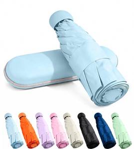 lot 20091 image: Compact Travel Umbrella UV Protection