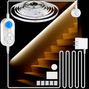 lot 20100 image: Goomeeya Dual Motion Sensor LED Strip Light 16.4FT