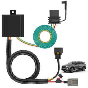 lot 20121 image: Nilight 4 Pin Trailer Wiring Harness Kit
