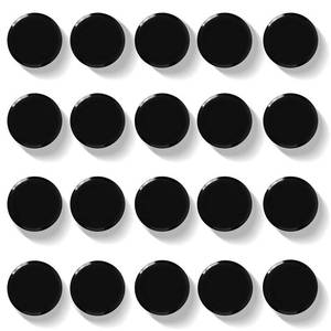 lot 20136 image: QOJOPU Heavy Duty Fridge Magnets 20pc Round 0.8 inch