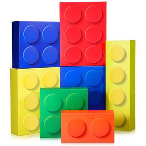 lot 20152 image: Zhanmai 7-Piece Paper Building Block Boxes