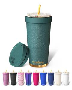 lot 20206 image: Frost Buddy 30 oz Insulated Tumbler, Emerald Glitz