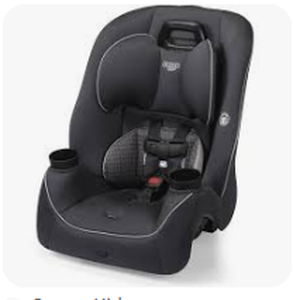 lot 1696 image: Convertible Car Seat with Headrest and Side Impact - Stock images may not match actual product images&nbsp