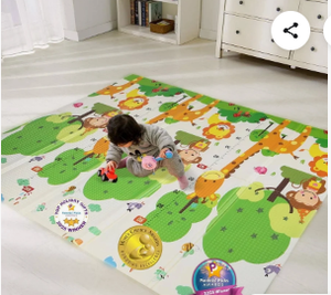 lot 1732 image: Pali Buddies Inc Playmat Giraffe &amp Mixed Animals - Stock image may not match actual product images