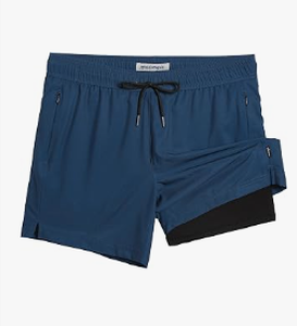 lot 18931 image: Maamgic Blue Gradient Swim Shorts Size M w Mesh Liner &amp Back Flap Pocket&nbsp