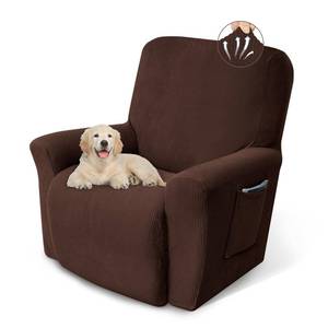 lot 1011 image: Recliner Chair Cover Chocolate