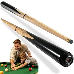 lot 1030 image: Frebuta Wooden Short Pool Cue Stick 32in 2PC