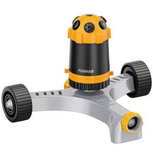 lot 1810 image: FANHAO Gear Drive Sprinkler with Metal Wheel Base