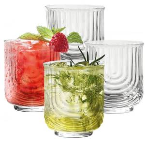 lot 1833 image: Art Deco Cocktail Glasses Set of 4, 12oz