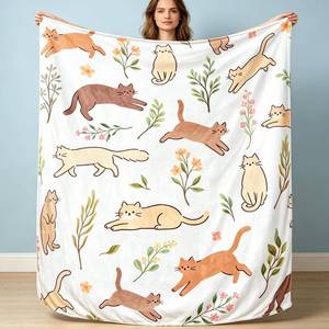 lot 2790 image: Sviuse Cat Blanket Throw 50x60 Microfiber