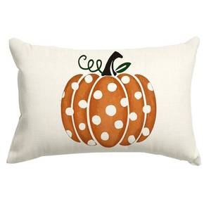 lot 2807 image: RABUSOFA Pillow Cover 12x20 Pumpkin Fall