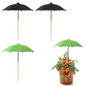 lot 2863 image: HaoGludi Plant Umbrellas 4-Pack 10.6 Inch