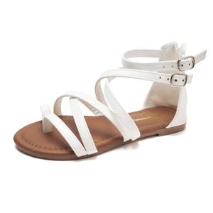 lot 2866 image: FunkyMonkey Girls Gladiator Strap Sandals Flat Thong