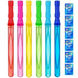 lot 2884 image: JOYIN 14.6 Bubble Wands with Solution, 6-Pack