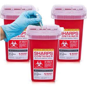 lot 2889 image: BioBox Sharps Container 1 Quart