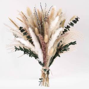 lot 2896 image: Bpole Dried Pampas Grass Bouquet - 92 Pieces