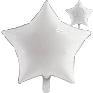 lot 2918 image: VHUWE Star Shaped Mylar Balloons 18 Inch 10 Pcs