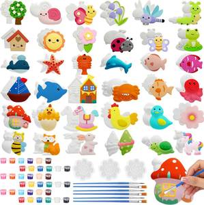 lot 5223 image: HyDren 36-Piece Ceramic Painting Kit