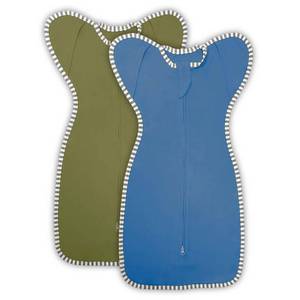 lot 6252 image: Roksuma Newborn Swaddle Sleep Sack 0-3 Months 2-Pack
