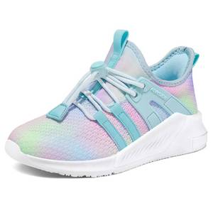 lot 6259 image: RUNSIDE Girls Lace-up Running Sneakers, Size 2