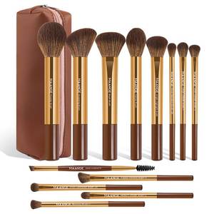 lot 6262 image: MAANGE 13-Piece Makeup Brush Set with Case