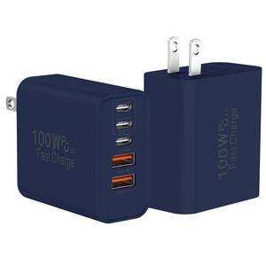 lot 6265 image: Auorld 100W USB-C 5-Port Fast Charging Block (2-Pack)