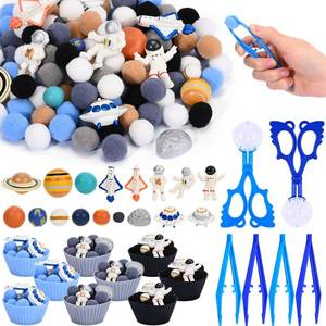 lot 6277 image: Sanixin 152 Pc Space Sensory Bin Filler Set
