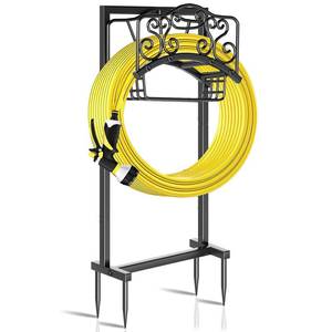 lot 7612 image: Garden Hose Holder - Heavy Duty Metal