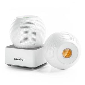 lot 7617 image: Wisedry Rechargeable Mini Dehumidifier 2-Pack