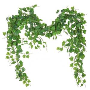 lot 7620 image: RECUTMS Artificial Ivy Garland 2-Pack 6.56Ft Green