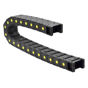 lot 9712 image: Qimoo 39.3 inch Plastic Drag Chain Cable Carrier, 1m Closed Type Wire Drag Chain Cable Carrier R75 30  50mm for CNC Router, Electronic Industrial Machine