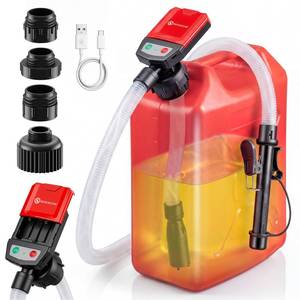 lot 9764 image: Fuel Transfer Pump with Auto-Stop, Siphon Pump for Gasoline, Fuel, Diesel