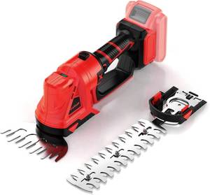 lot 9765 image: Cordless Hedge Trimmer for Milwaukee 18V Battery (No Battery) - Electric Hedge Trimmer Cordless Grass Trimmer, Bush Trimmer & Grass Shears for Yard��Brushless Motor��Powerful & Lightweight