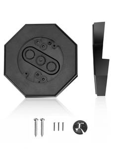 lot 10458 image: Vinyl Siding Light Mounting Block with Built-in Electrical Box, 8141 Vinyl Electrical Mounting Block for Outdoor Light, Ideal for 12 Lap Siding �� Black(1 Pack)