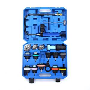 lot 11021 image: 18-Piece Radiator Pressure Tester Kit