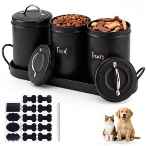 lot 11028 image: Candco Dog Treat Container Airtight Set, 3-Piece