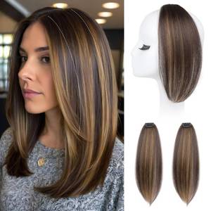 lot 12627 image: REECHO Clip-in Hair Volumizer, 2-Pack 12 inch