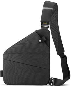 lot 12642 image: WANDER Anti Theft Crossbody Travel Bag, Black