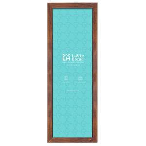 lot 12647 image: LaVie Home 5x15 Picture Frame Brown
